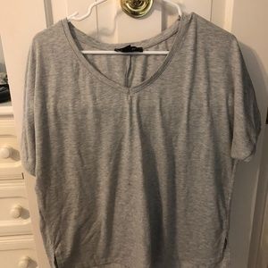 Grey V Neck